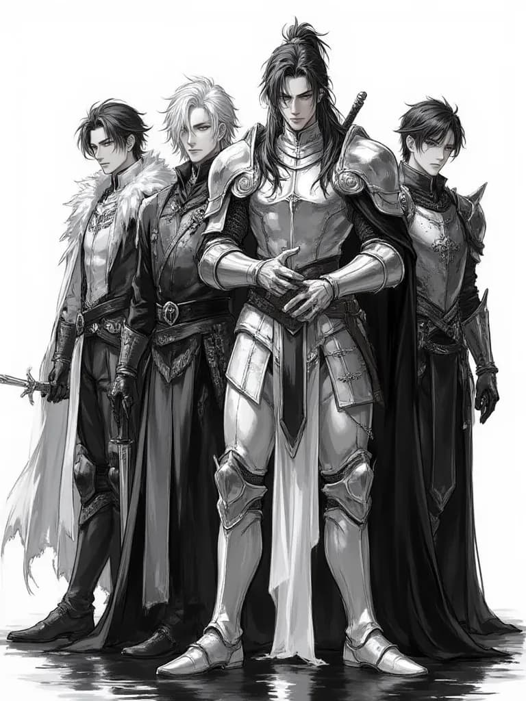 Thumbnail of 4 princes 1 princess ( dancing in room)