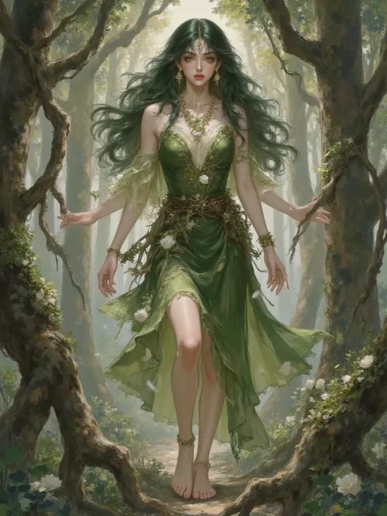Thumbnail of Elara, the Whispering Dryad