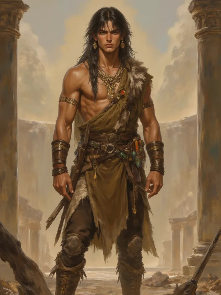 Thumbnail of Aruã leader of the tribe of the rising sun