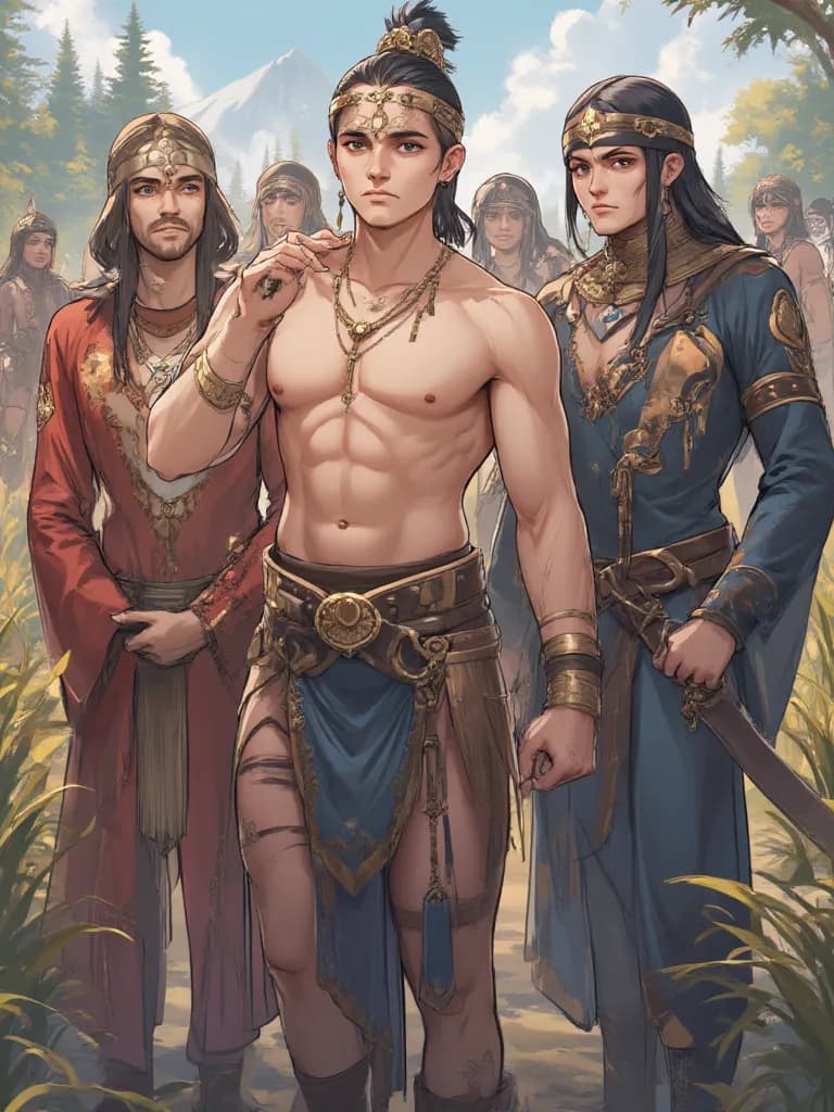 Thumbnail of Tribe men 