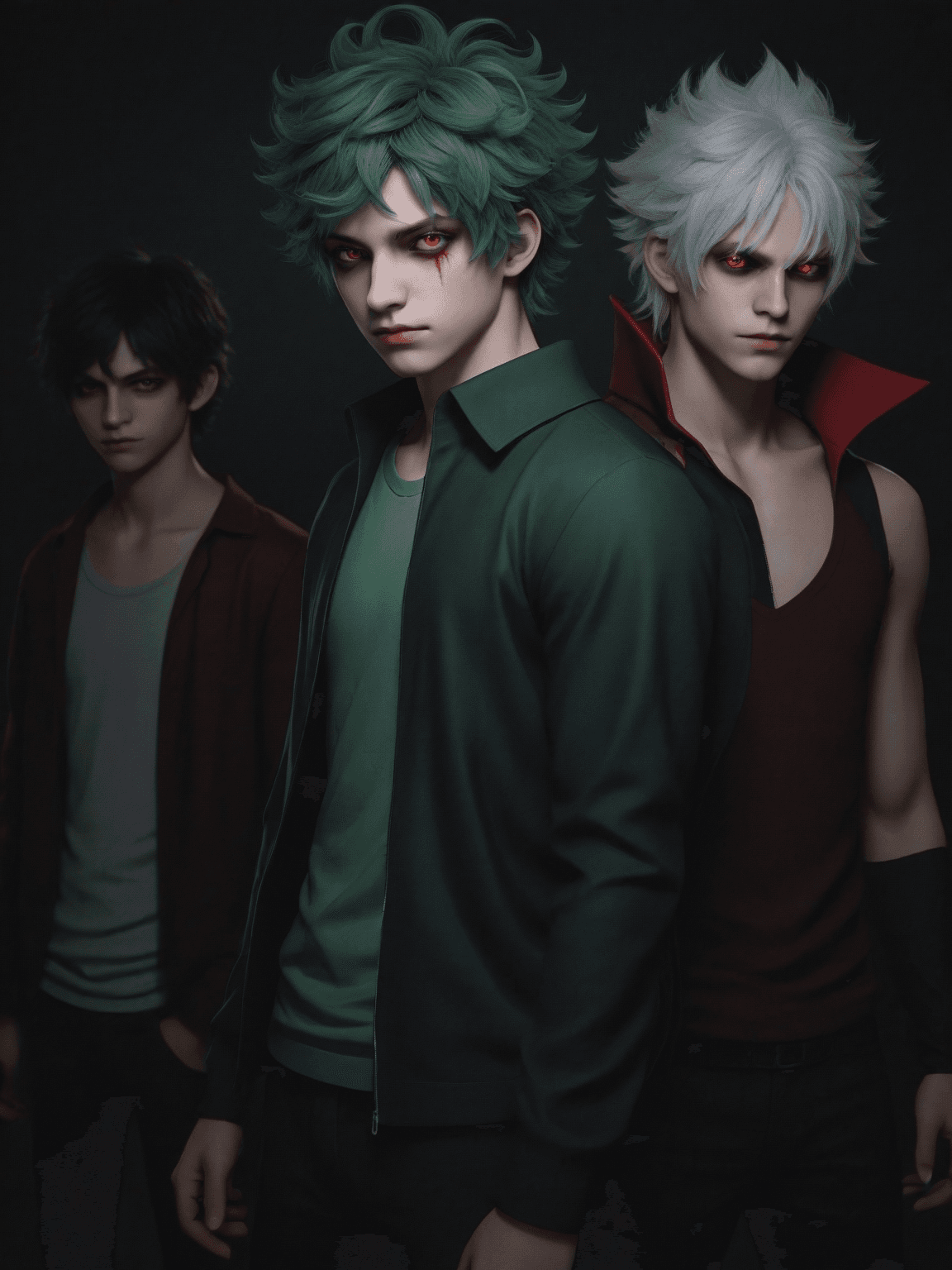 Thumbnail of Bakugo Deku and shoto