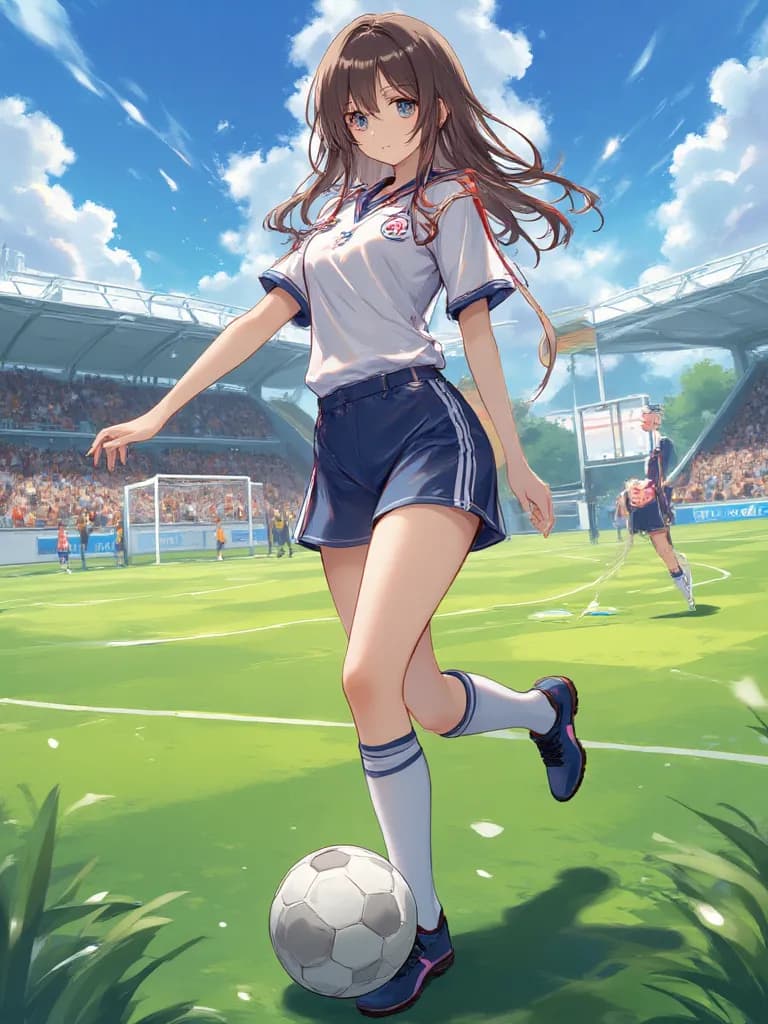 Thumbnail of You're a girl who plays soccer