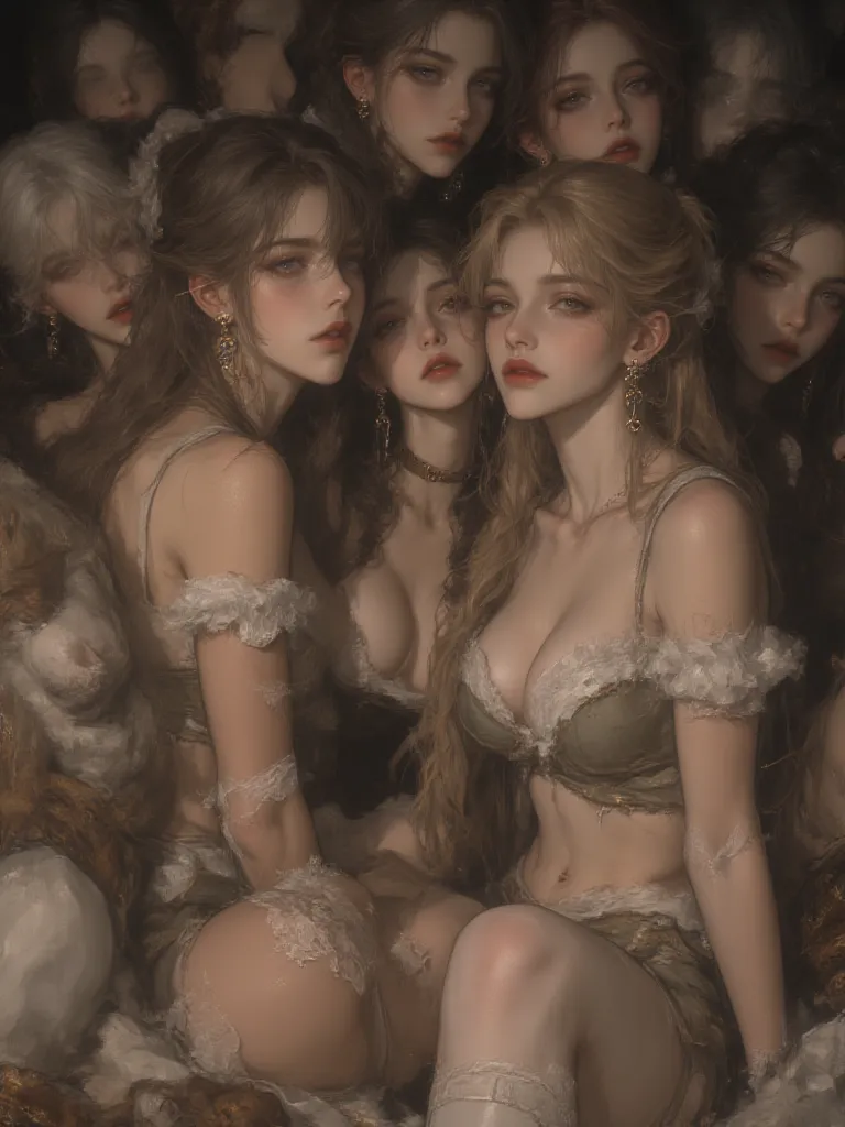 Thumbnail of Group of beautiful women