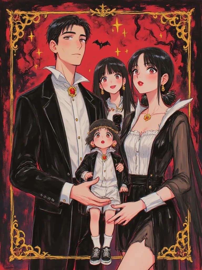 Thumbnail of Very beautiful and gothic vampire family