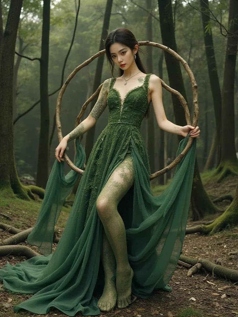 Thumbnail of Dryad of Whispering Leaves