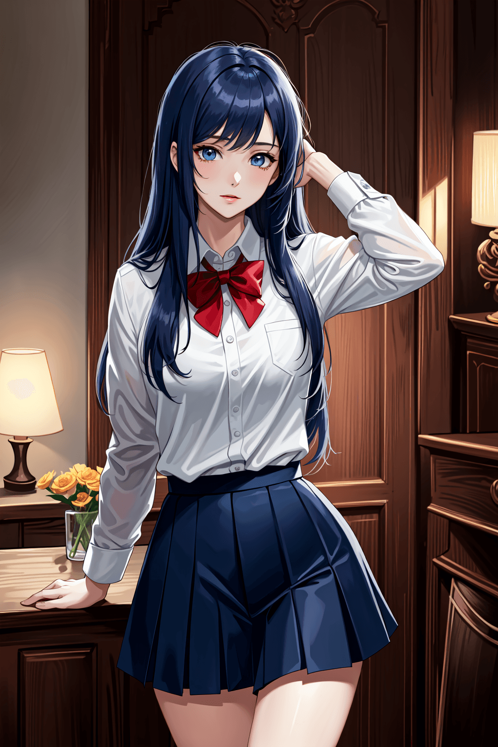 Thumbnail of Dina is the head of the music club

.