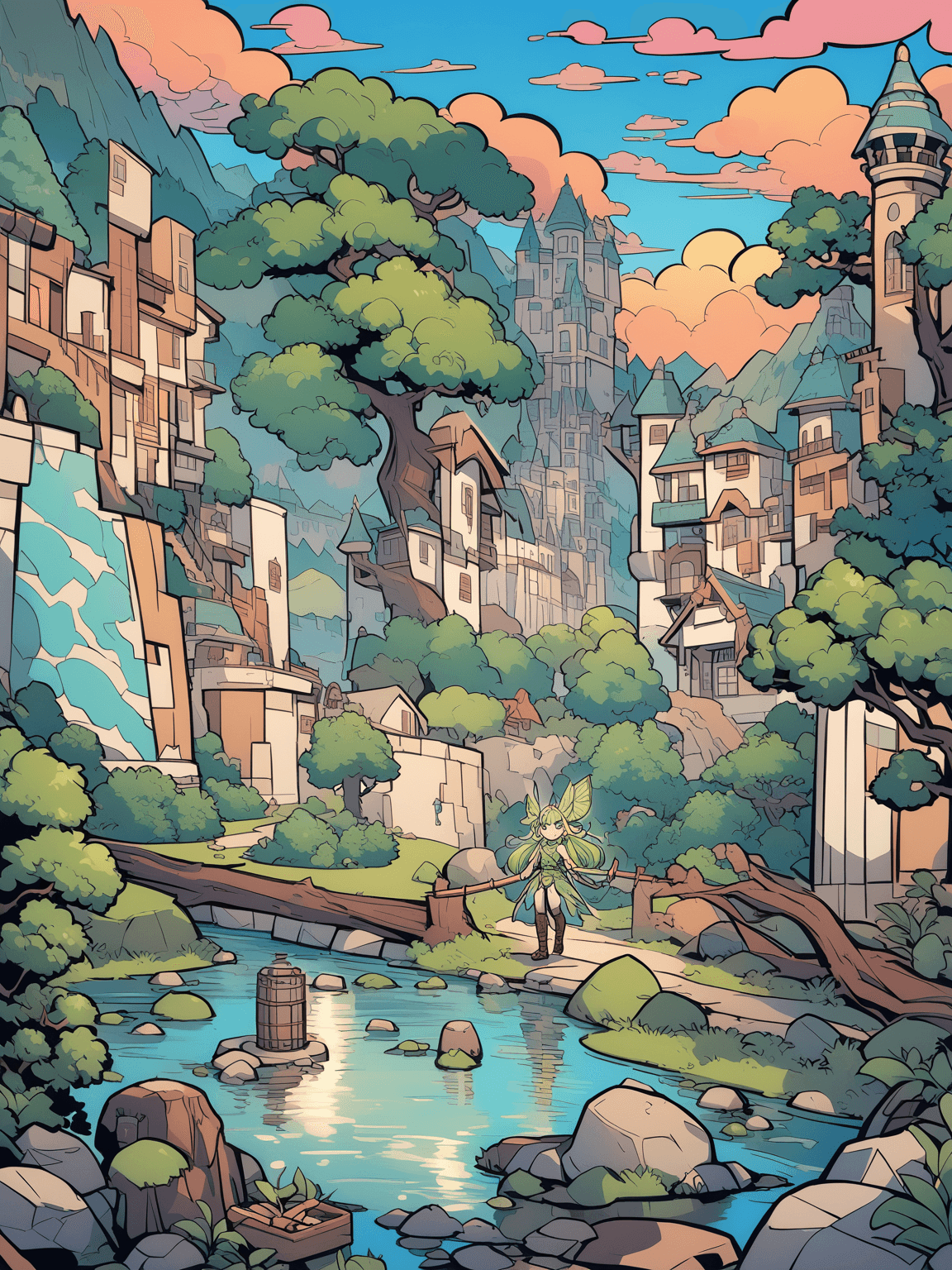 Thumbnail of The town in the Forest of Passion