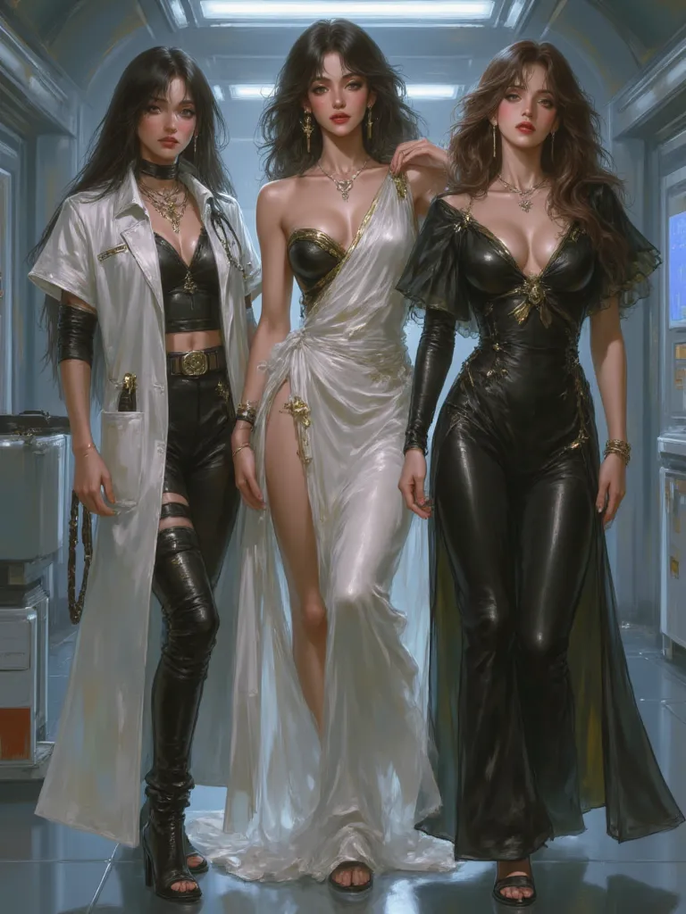 Thumbnail of Dr. Elara Vaelin, Lyra Vaelin, and "Karnage" Malika