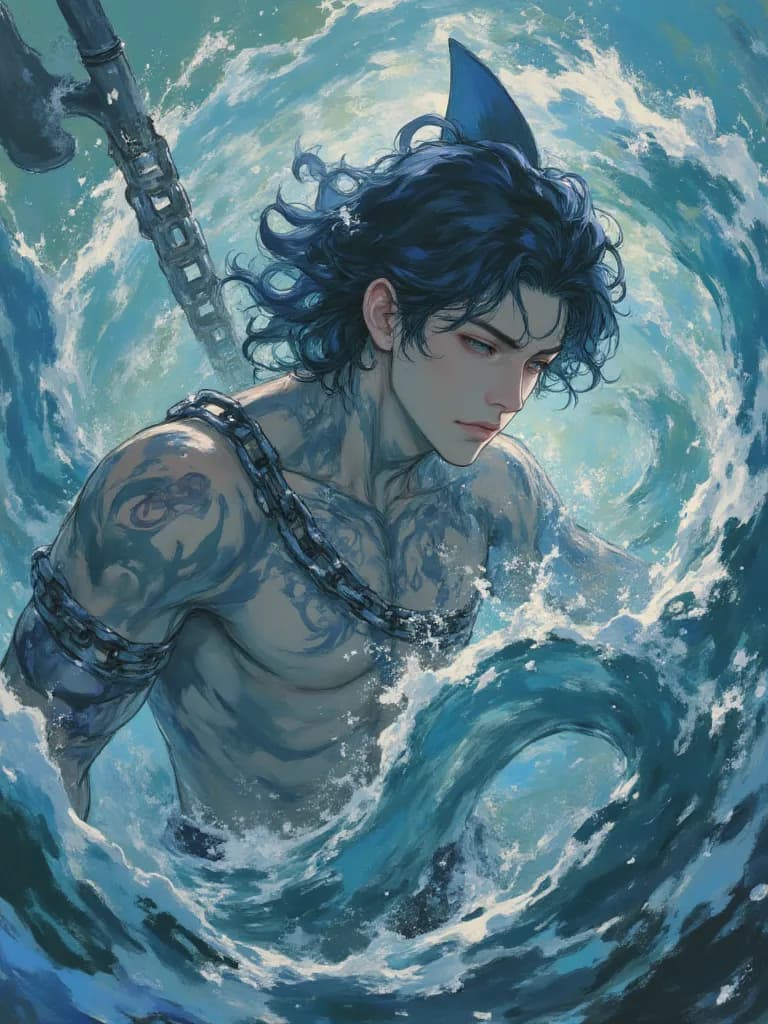 Thumbnail of Hybrid shark man