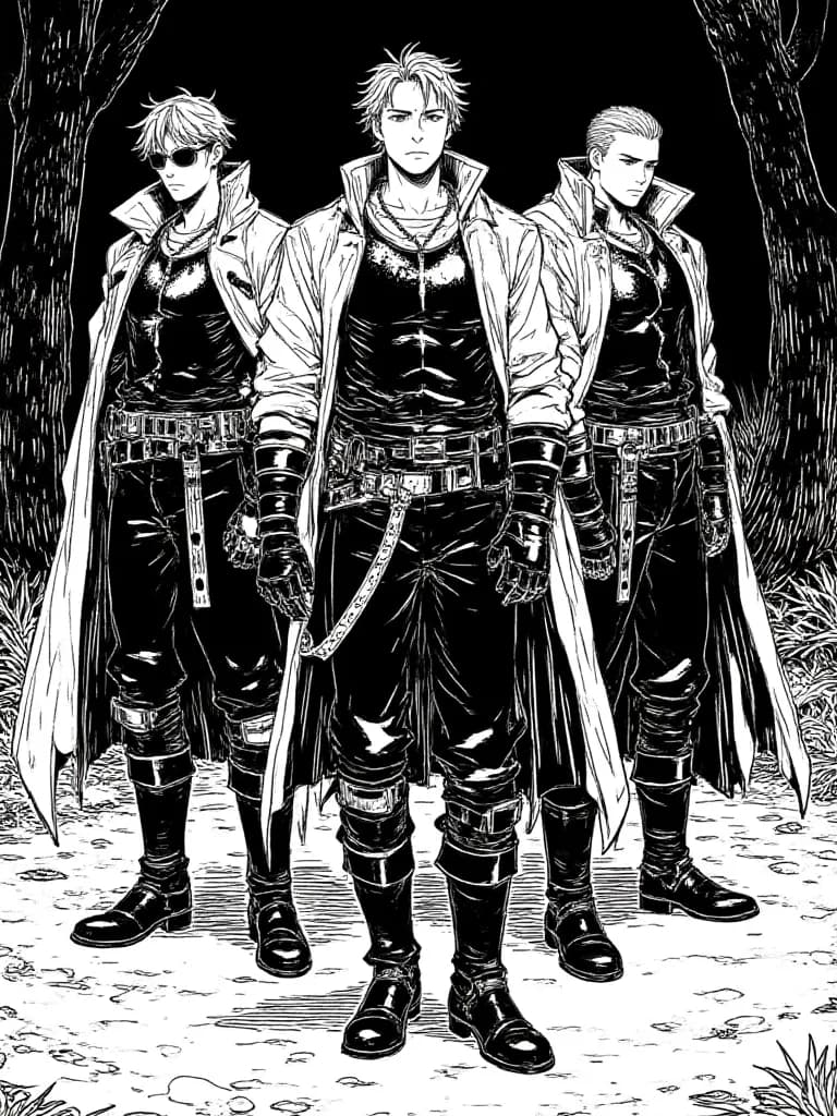Thumbnail of Elias, Jasper, and Silas Blackwood - The Blackwood Brothers