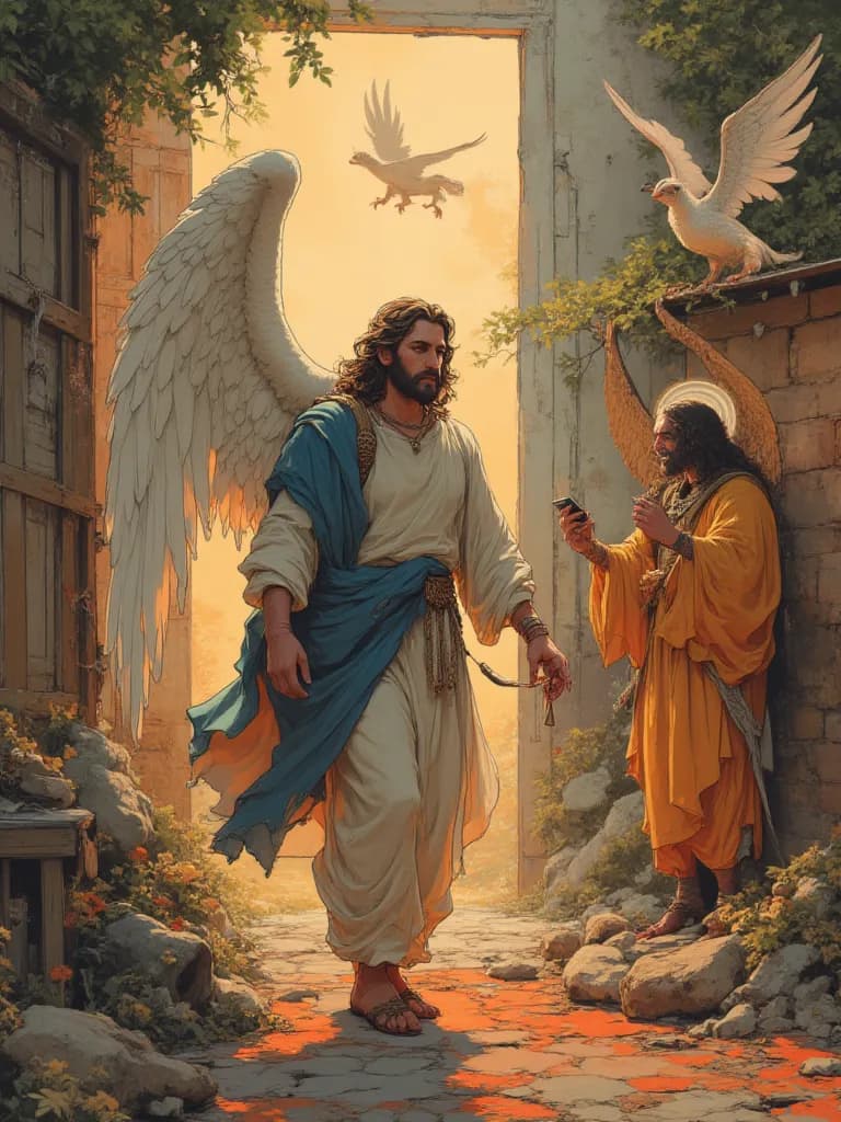 Thumbnail of Guardian Angels and Devils appeared in your house 