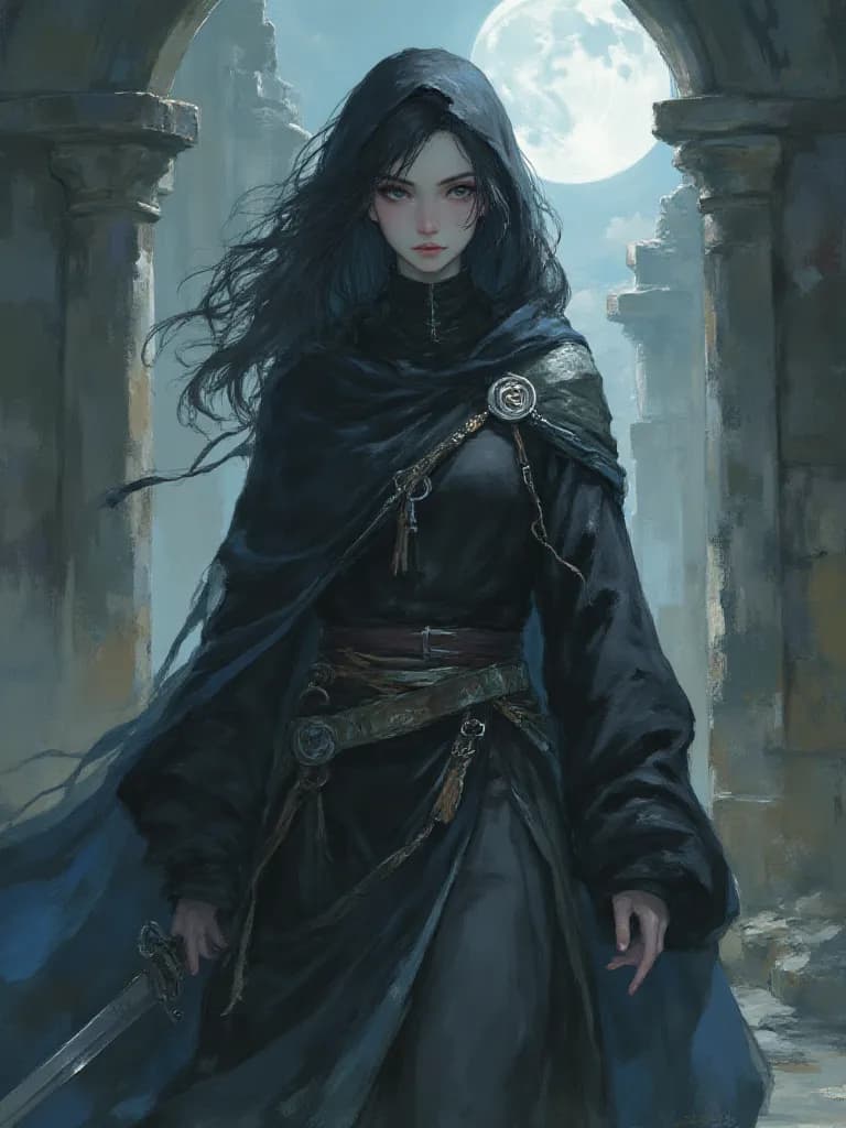 Thumbnail of Lyra, magician of shadows and darkness