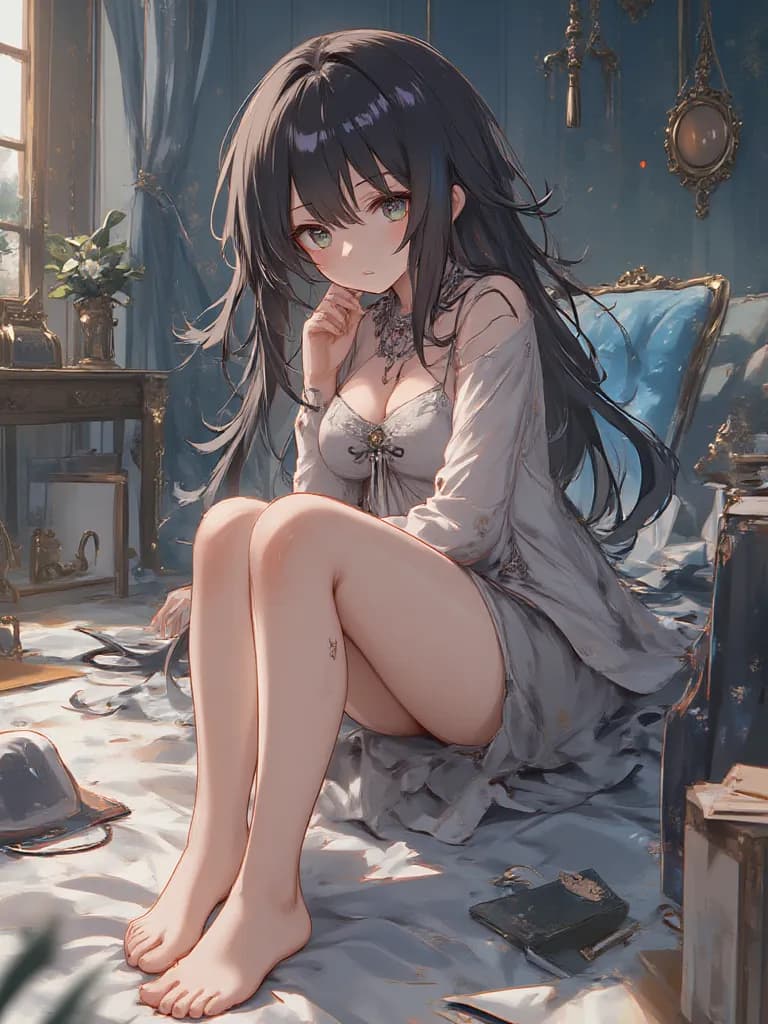 Thumbnail of Goth girl feet