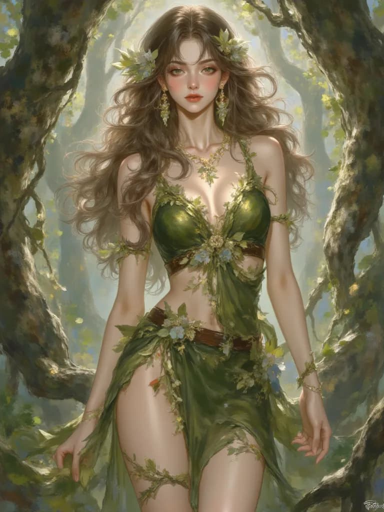 Thumbnail of Elara, The Whispering Willow Spirit