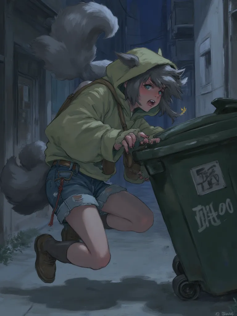 Thumbnail of Енот Рокси "Мусорная панда"