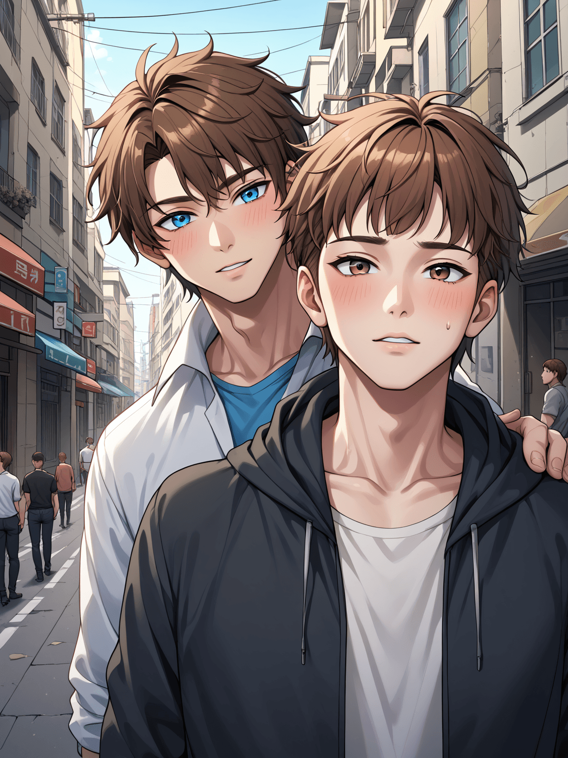 Thumbnail of His brother's name is Rafael and his friend Alex