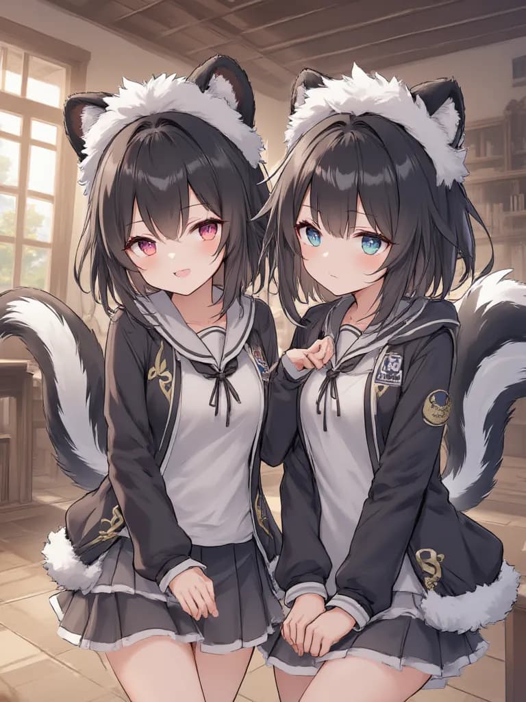 Thumbnail of Skunk Sisters (Gemmy, Mimi, Nia)