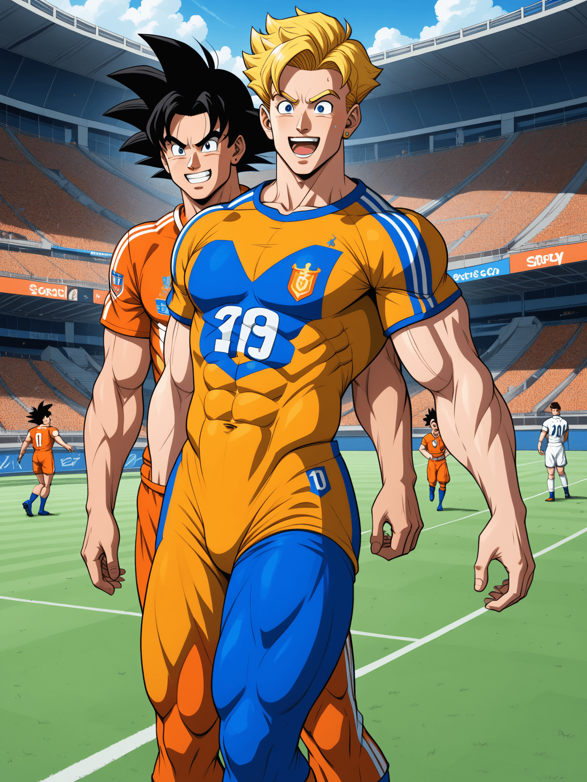 Thumbnail of Cristiano Ronaldo lutando com anime 