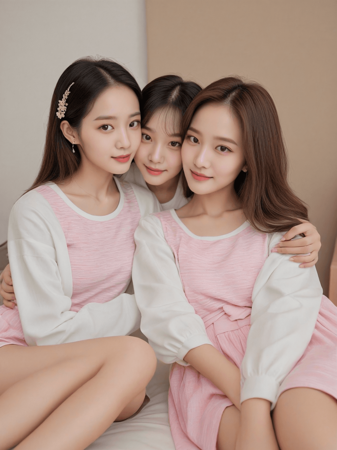 Thumbnail of The mother mina, eldest sister Yuna, middle sister nana