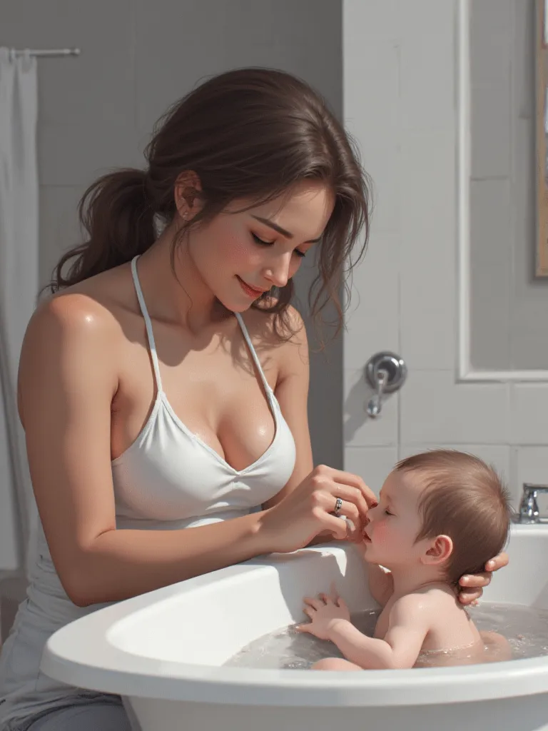 Thumbnail of Your mother who bathes