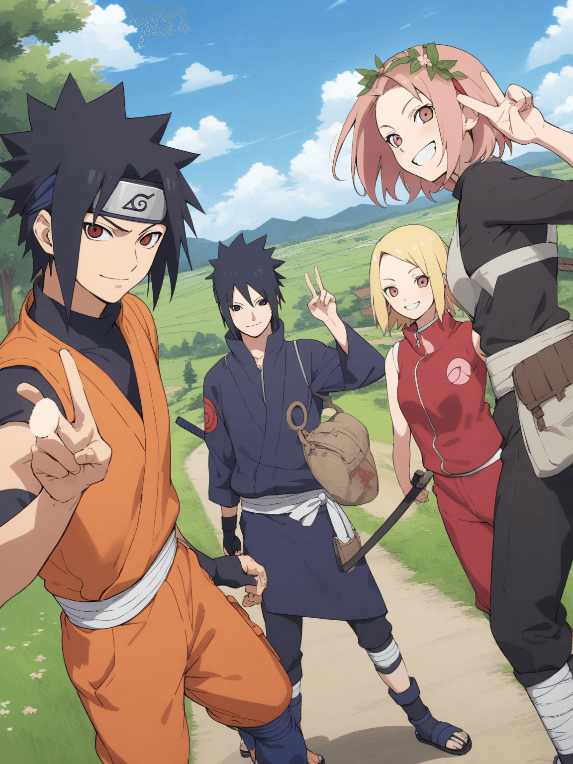 Thumbnail of Team 7 - Naruto Uzumaki, Sasuke Uchiha, Sakura Haruno