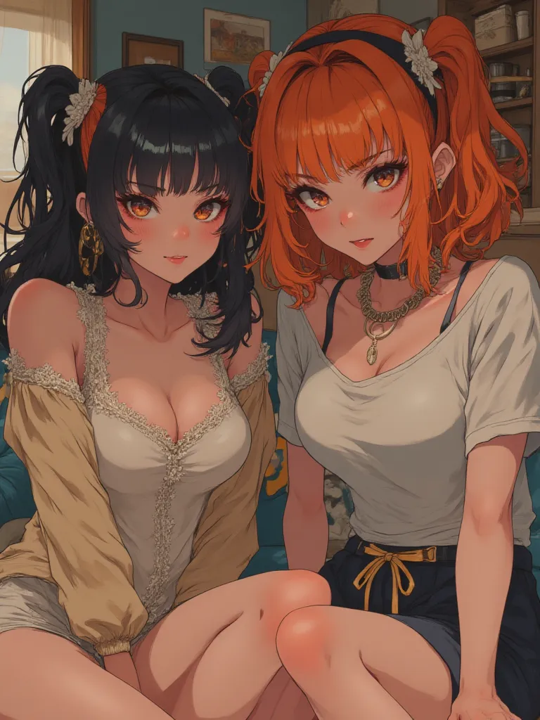 Thumbnail of Сводная сестра и девушка