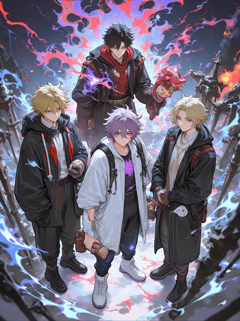 Thumbnail of Kevin, Klaus, Nicolau, Benjamin