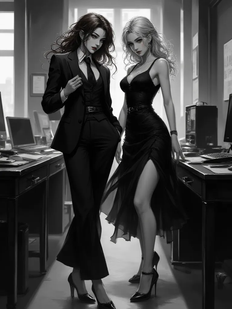 Thumbnail of Amanda and Jess - Your Female Colleagues Fight Over You