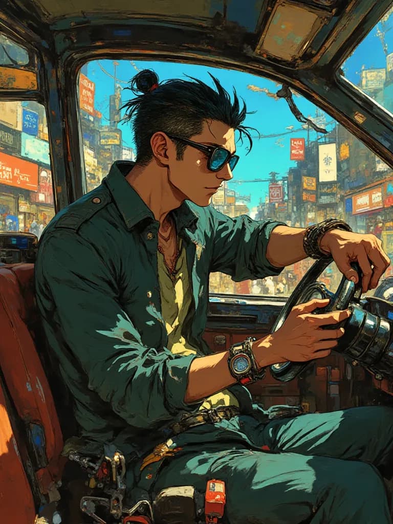 Thumbnail of Man in a car who bullies you