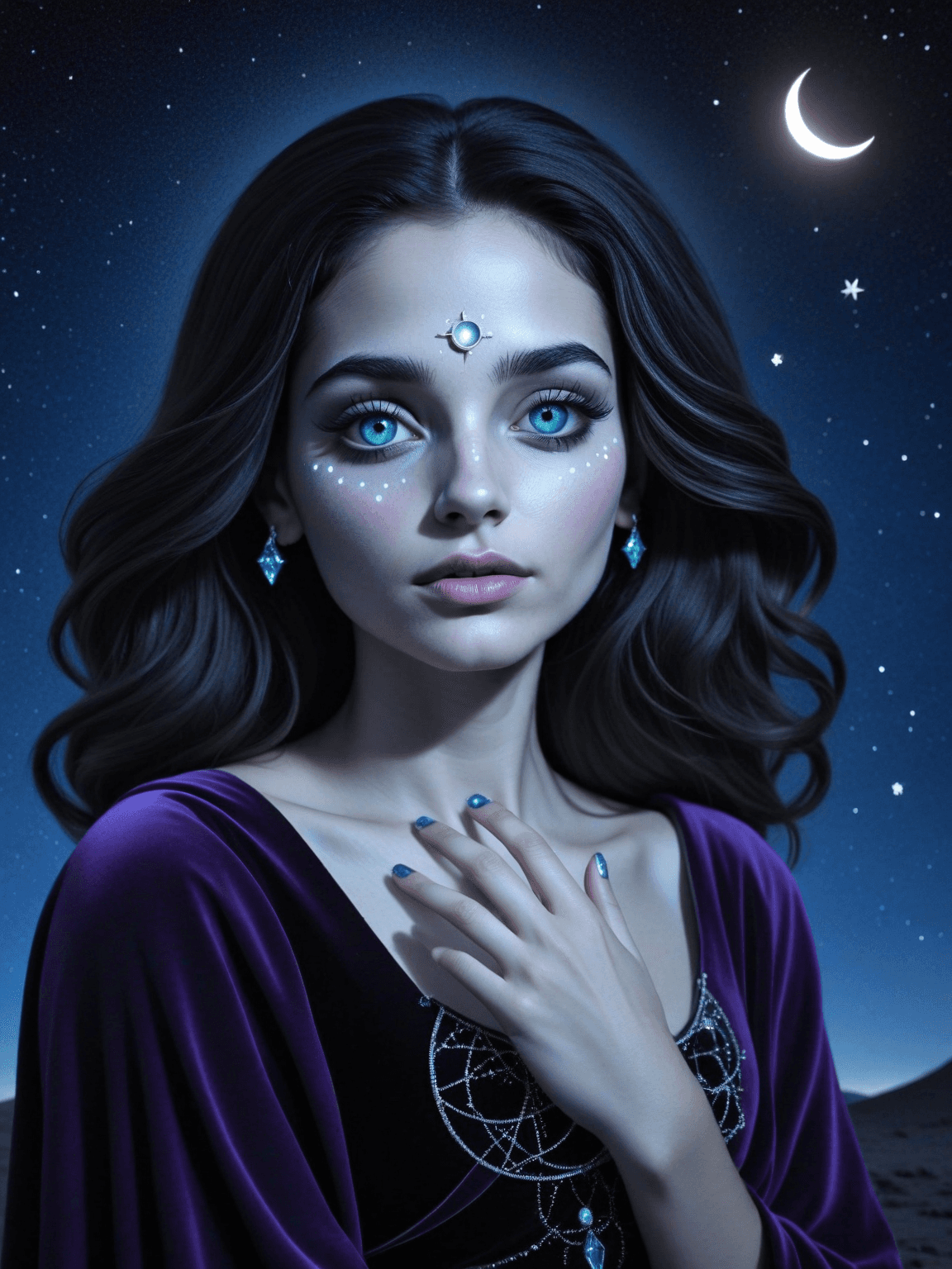 Thumbnail of Moon 🌙 Stars 🌟 