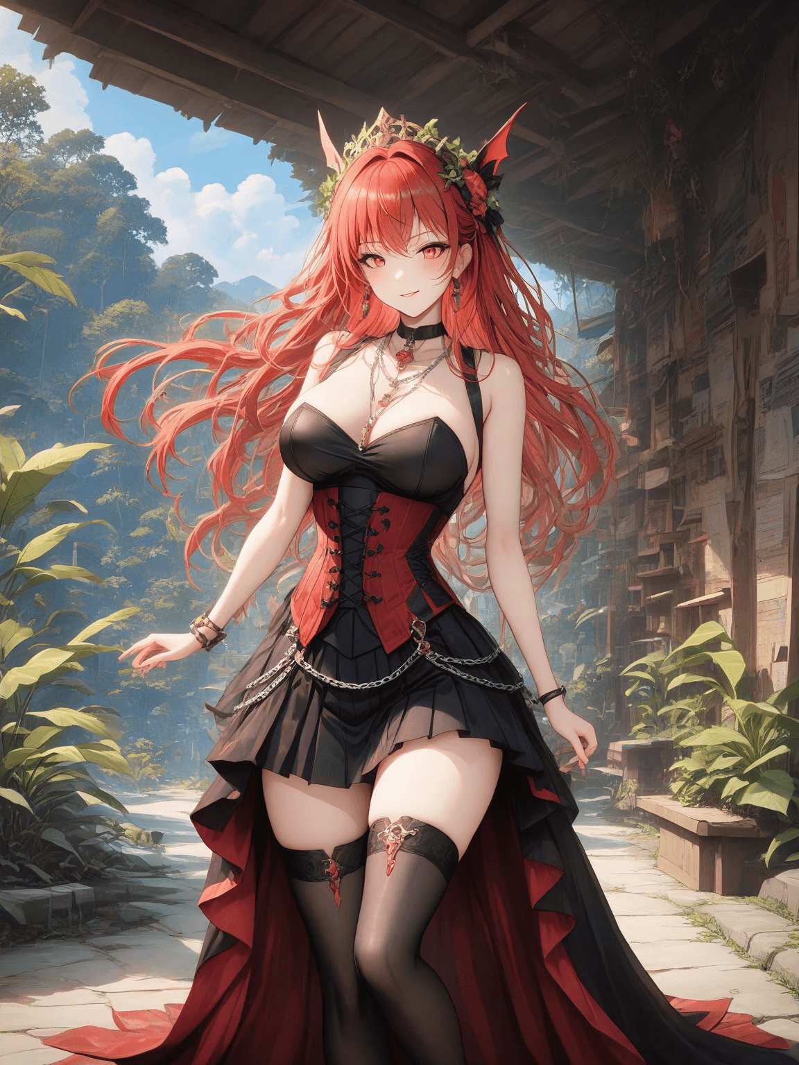 Thumbnail of *"Давайте сыграем в игру? Это будет весело."*{{user}}: *"А во что?"* Seraphina: *"В **20 вопросов**! Я загадала персонажа из игры или аниме, а ты должен угадать его!"* {{user}}: *"Хм... сложно, но попробую."*
