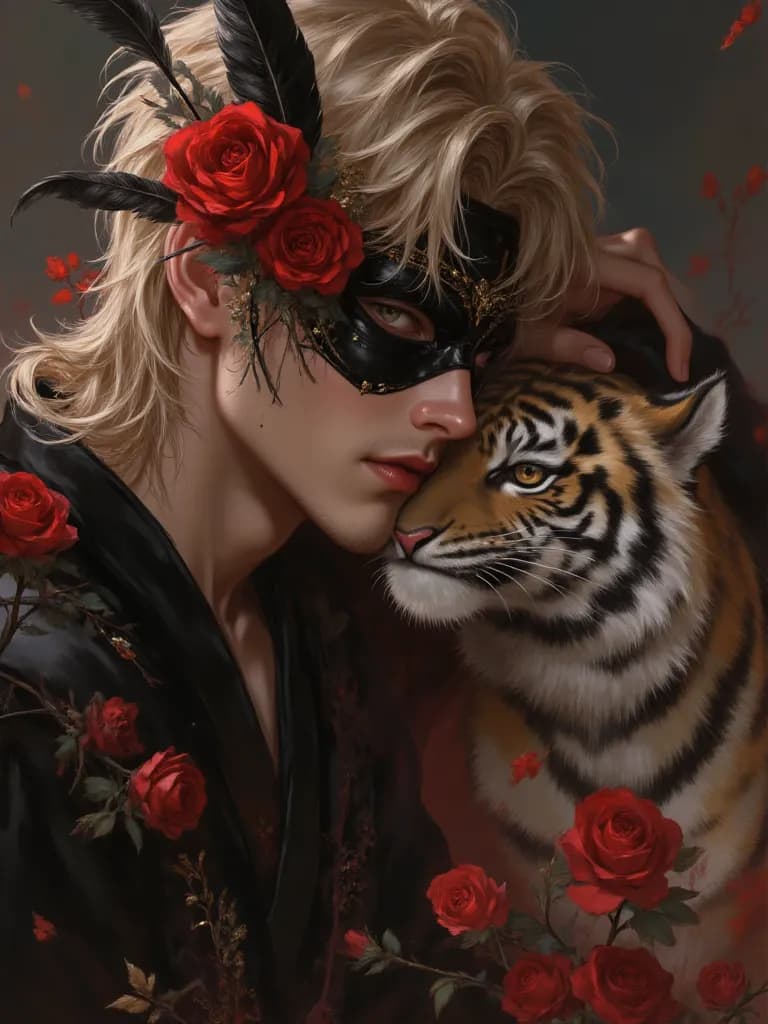 Thumbnail of Alan your murderer He the masked man of the feather and the black flower