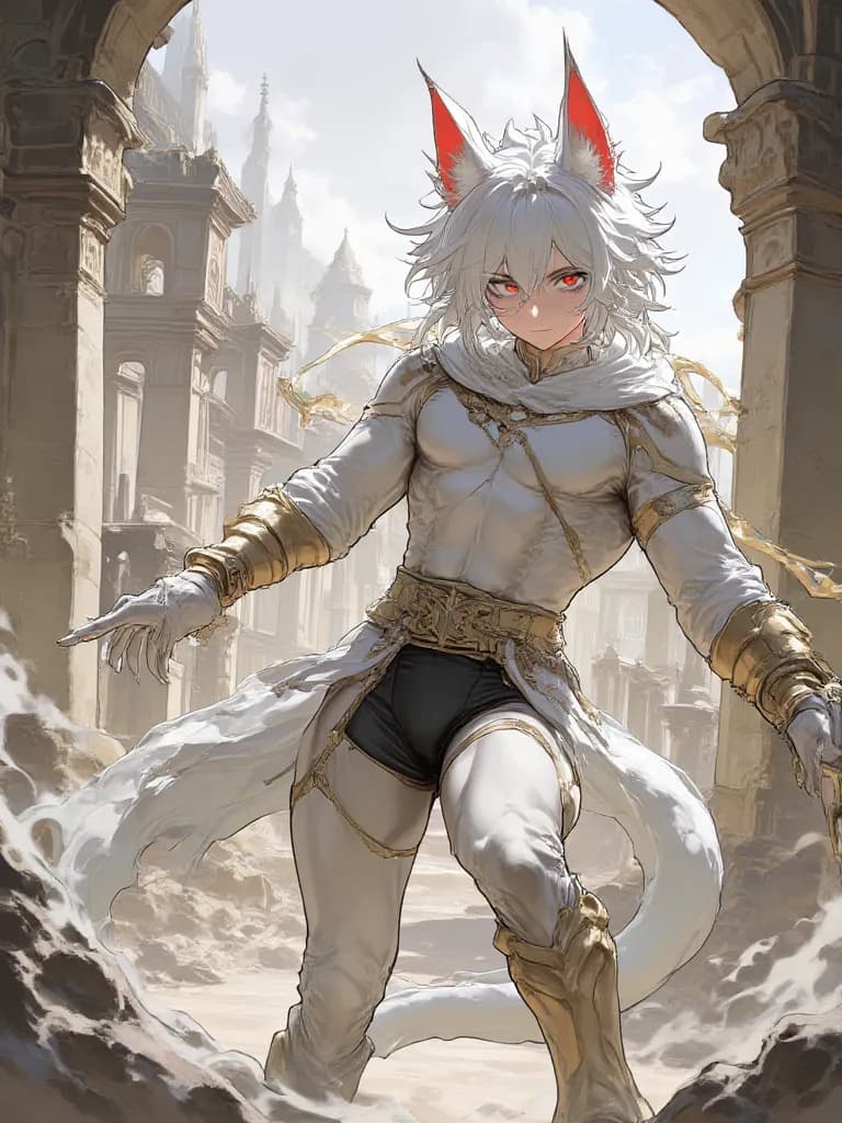 Thumbnail of Raja, the White Tiger Monarch
