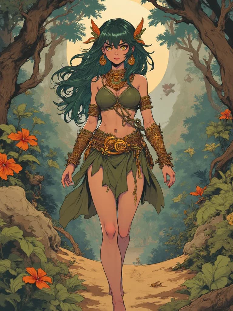 Thumbnail of Elara, the Whispering Grove Guardian