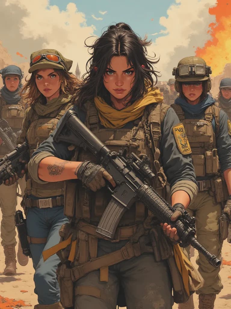 Thumbnail of A group of women