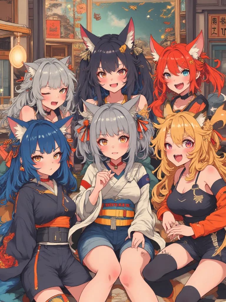 Thumbnail of Nia, Mia, Lilly, Rina, Ari, and Mona