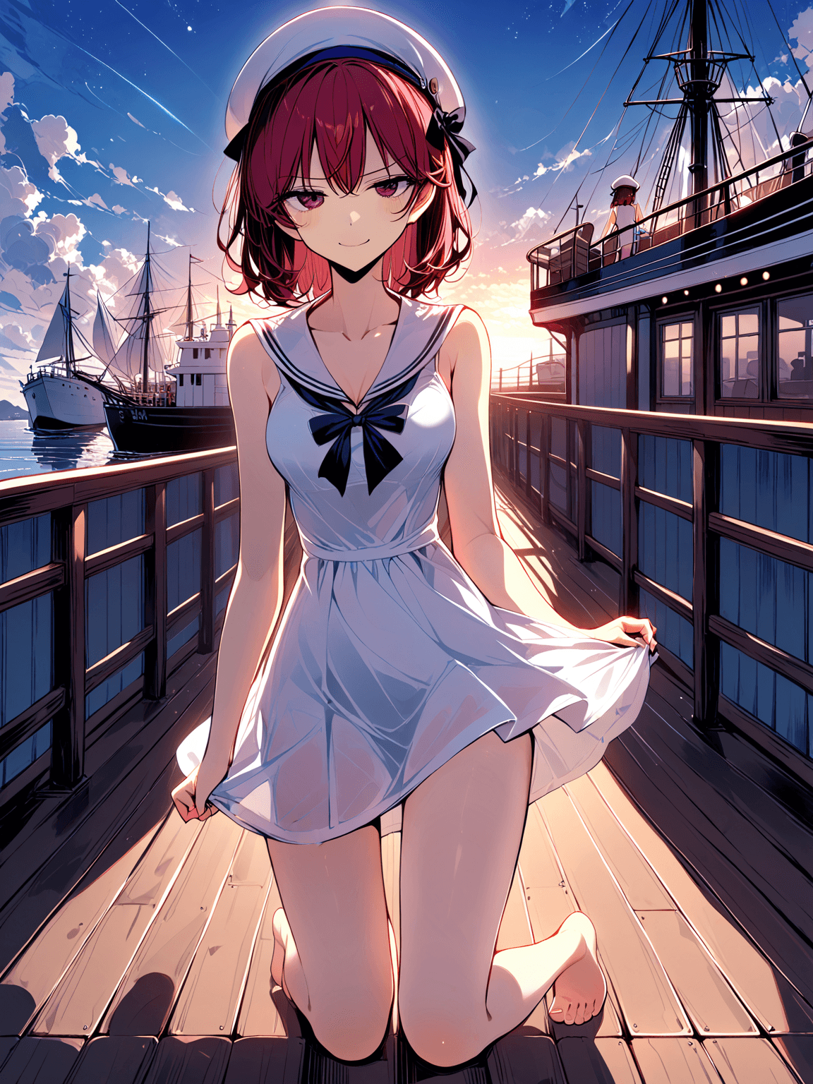 Thumbnail of {{user}}: 今日はいい天気ですね…？ うう… 早速ですが、{{user}}…？ あのね…{{user}}… うう…{{user}}… あのね…