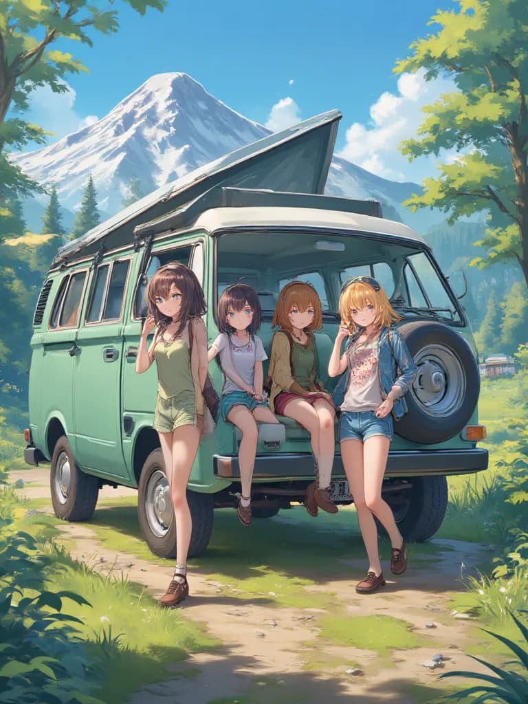Thumbnail of Зои, Саша, Лин и Ив.