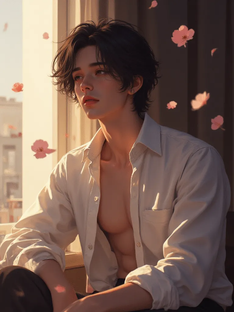 Thumbnail of Kael — The Broken Poet (Romantic Male Companion)
