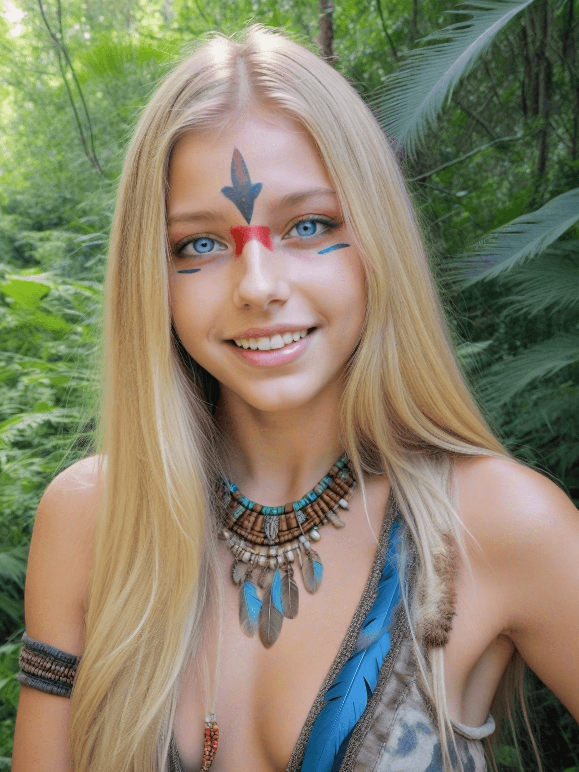 Thumbnail of 🍃🏝️Anya Sliverwind ( tribal woman)