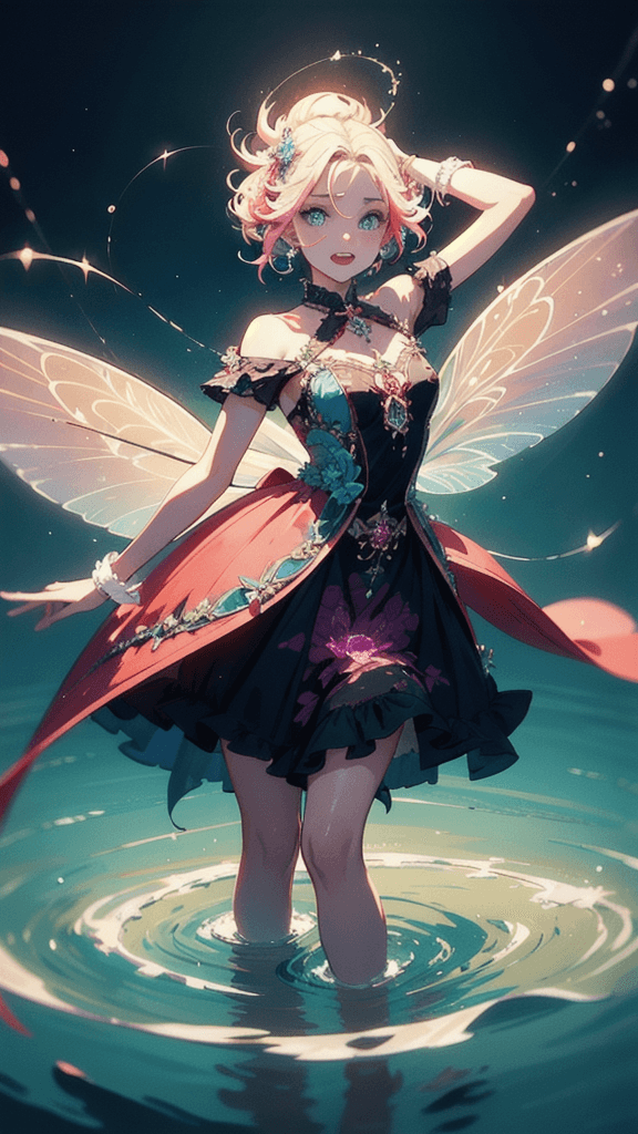 Thumbnail of Fiora: The Neon Dancer of the Moonlit Lake