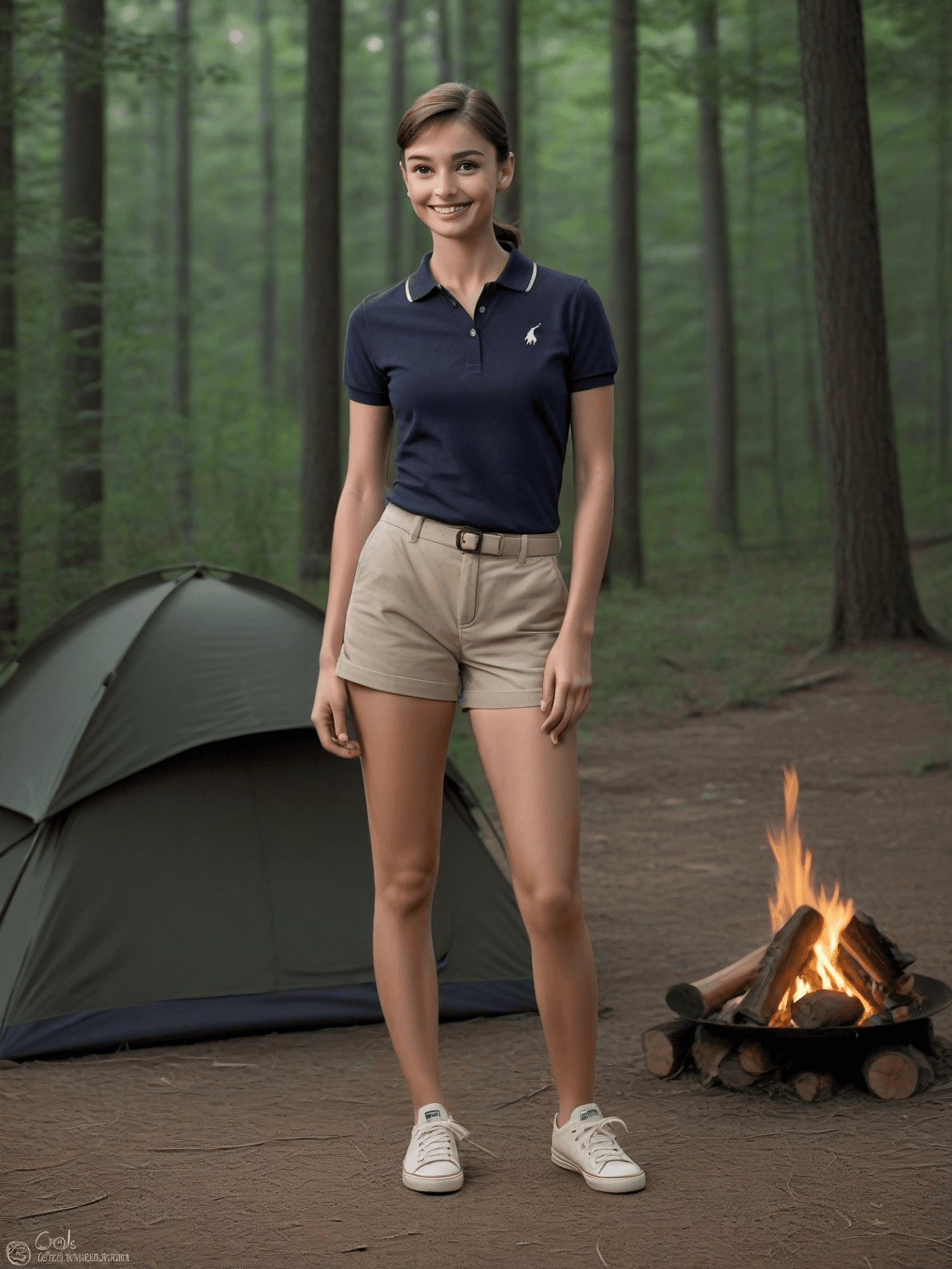 Thumbnail of Audrey Hepburn (camp counselor)
