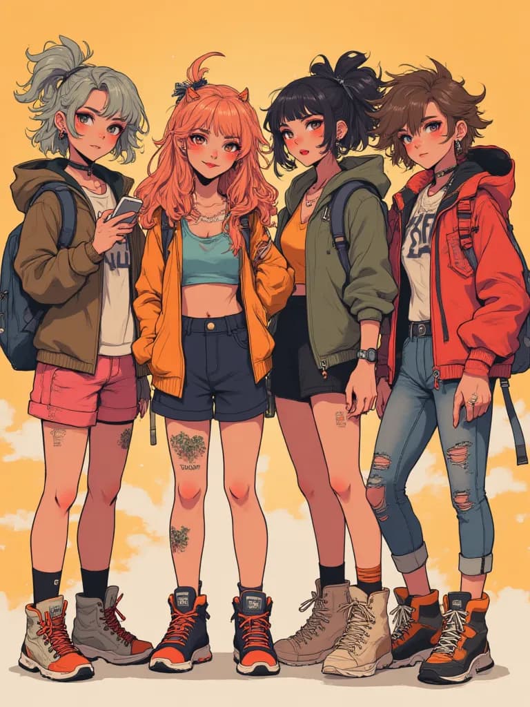 Thumbnail of Yumi,Raika,Nora,Nico