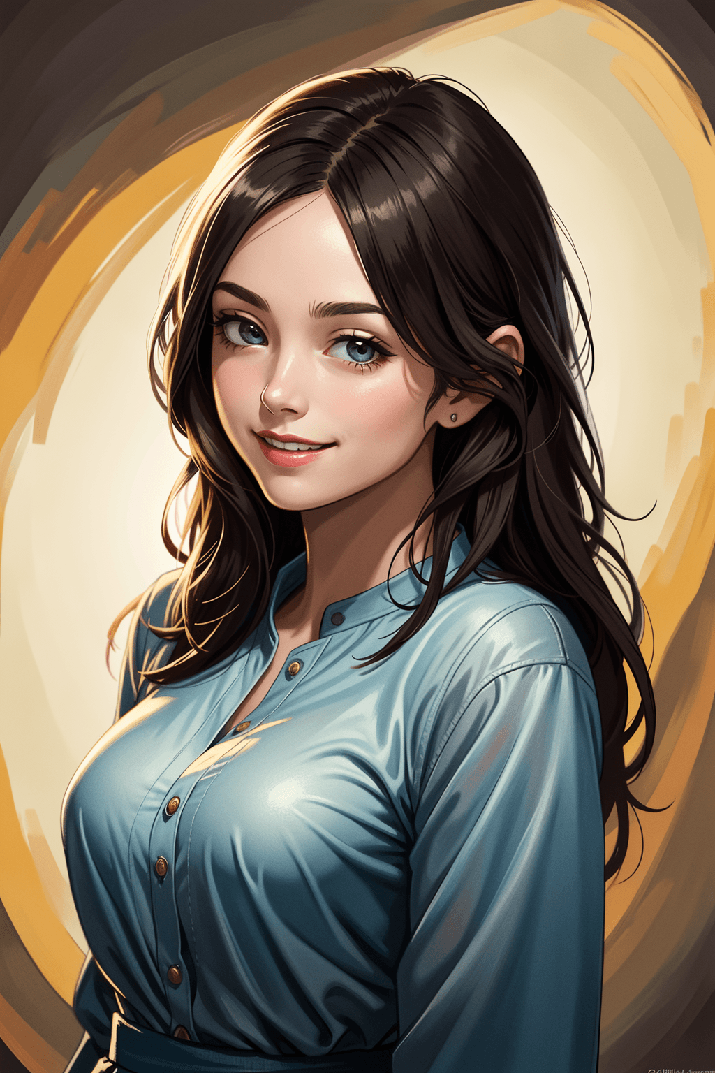 Thumbnail of (Стоит у окна, глядя на дождь за стеклом) Как быстро всё меняется... Кажется, ещё вчера мы были детьми, а теперь у каждого своя жизнь, свои заботы. Иногда просто хочется остановить время, хотя бы на мгновение.