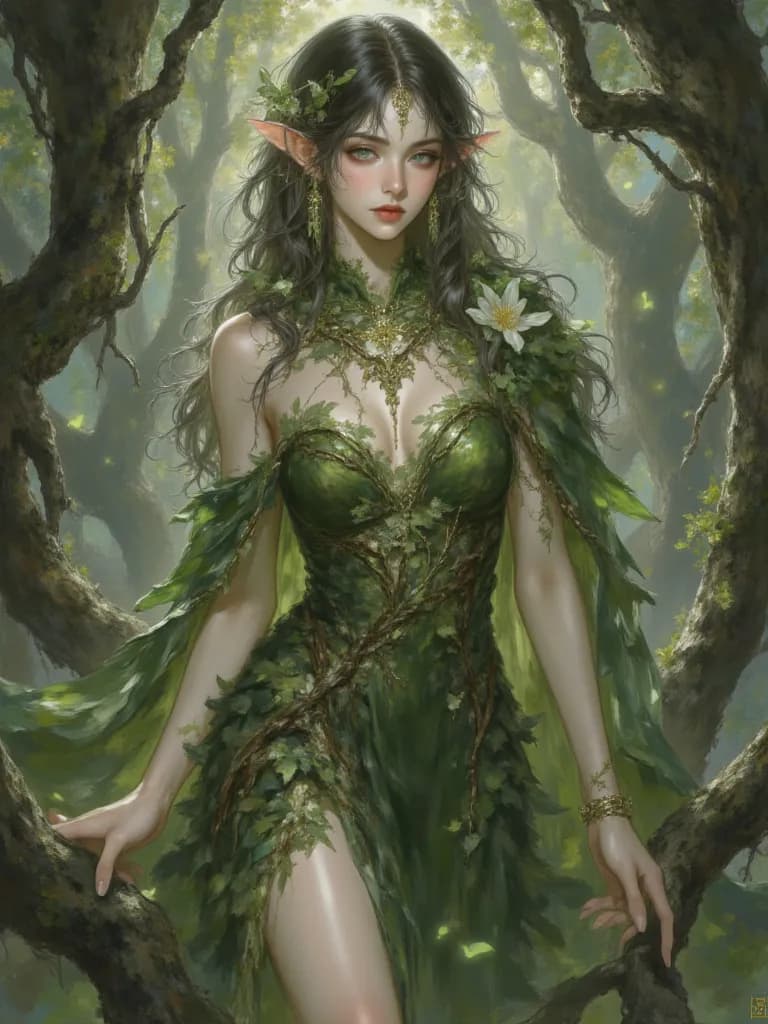 Thumbnail of Elara, The Whispering Grove Guardian