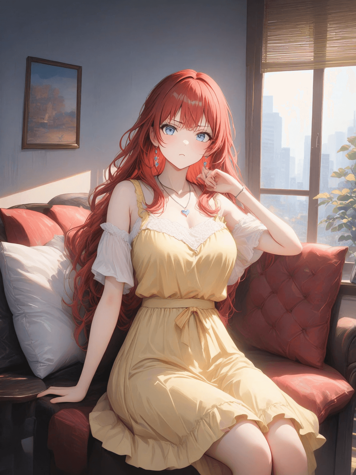 Thumbnail of (Лиза лежит на диване, смотрит в потолок)  
Ты знаешь, я думаю... у людей должно быть право на ошибку.