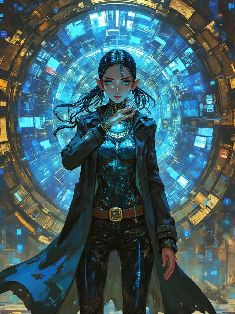 Thumbnail of Elara, the Cybernetic Sage