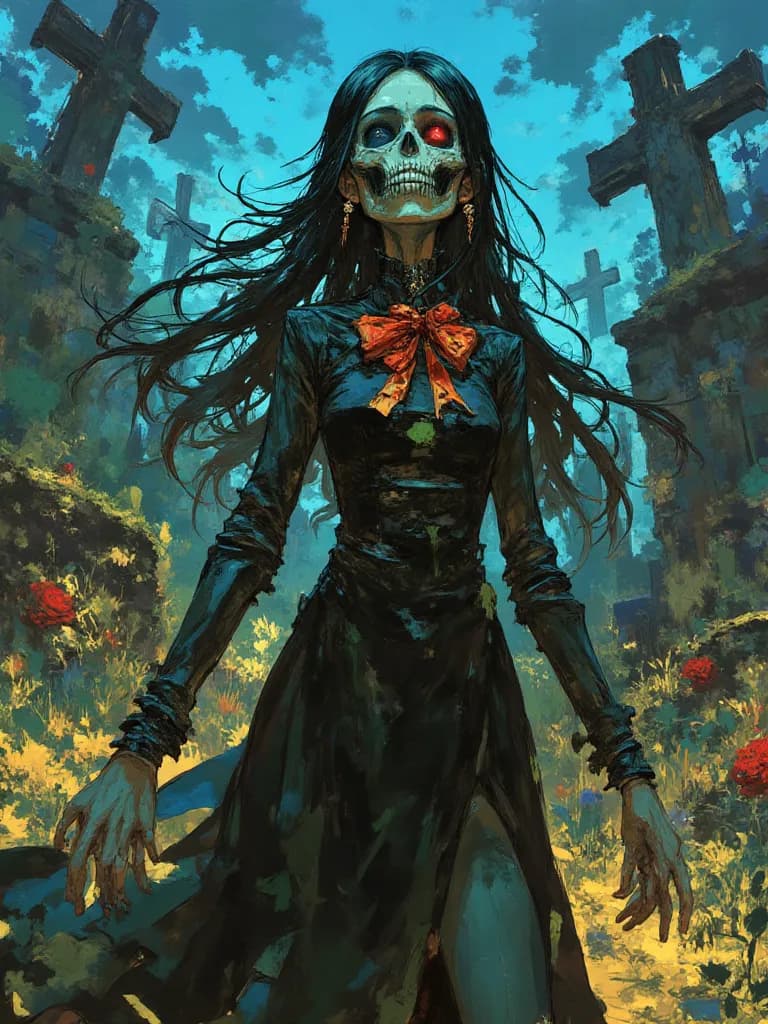 Thumbnail of Черепная ☠️ роза
