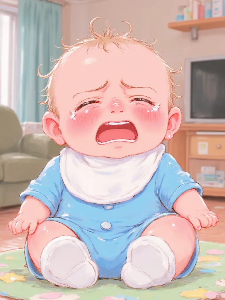 Thumbnail of Nenenzinho da mamãe tá chorando de colo para ele