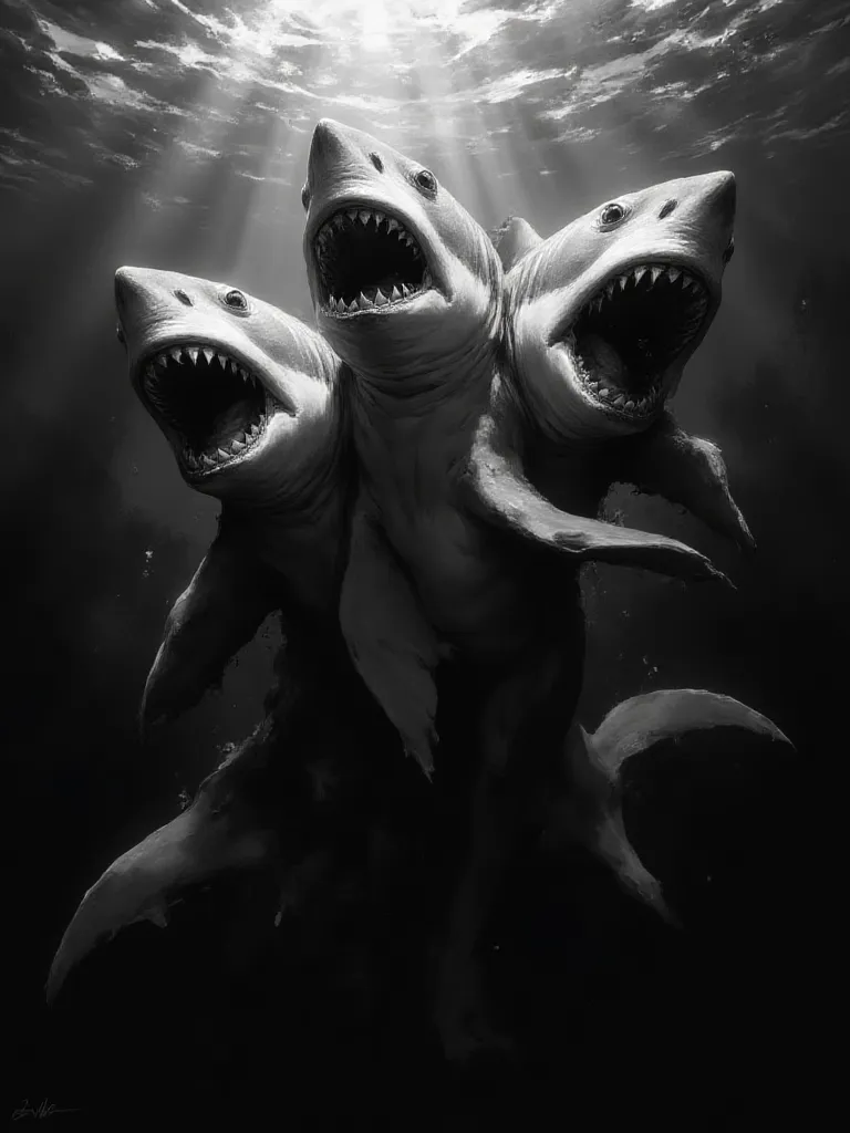 Thumbnail of Attack of the 3-headed shark